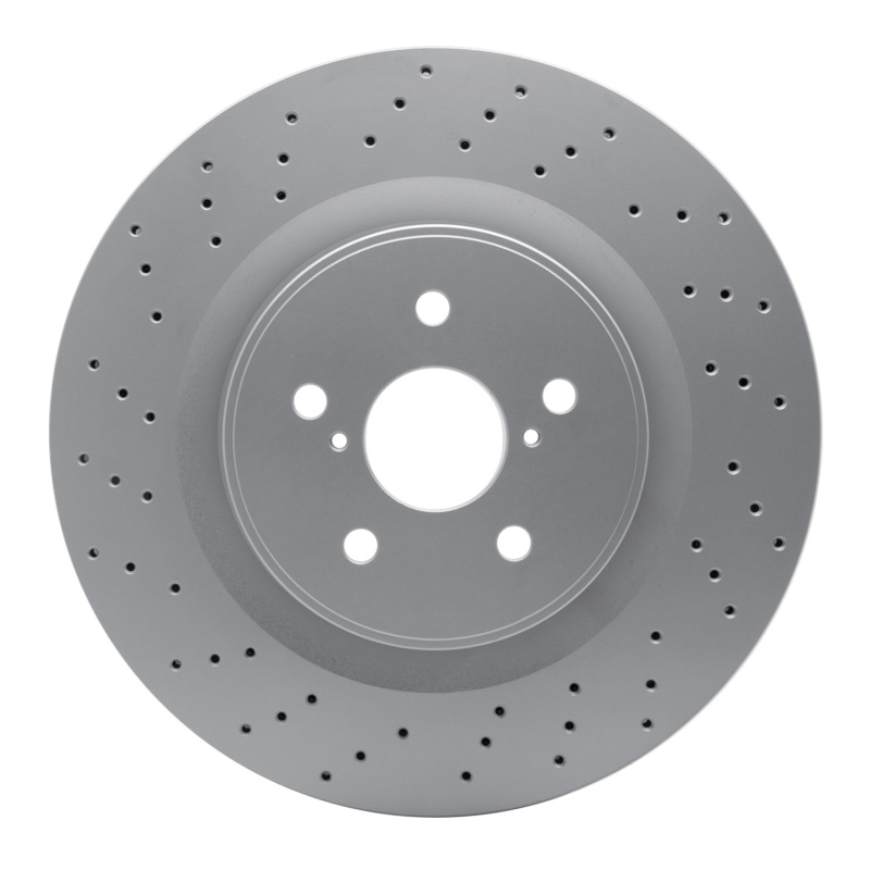 Lexus IS F Brake Rotor (1) - Front - R1 Concepts - GeoSPEC Coated Rotor - Drilled - `08-`14